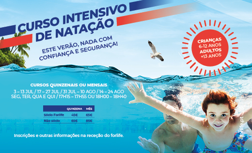 Curso Intensivo de Natação verão 2023